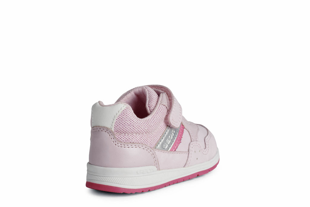 Geox Pink and Fuchsia Baby Girl B Rishon Sneakers