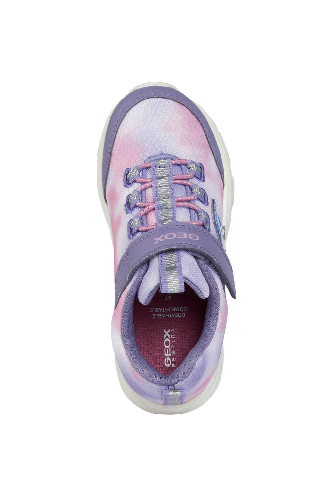 Geox Torque Violet and Cyclamen Trainers