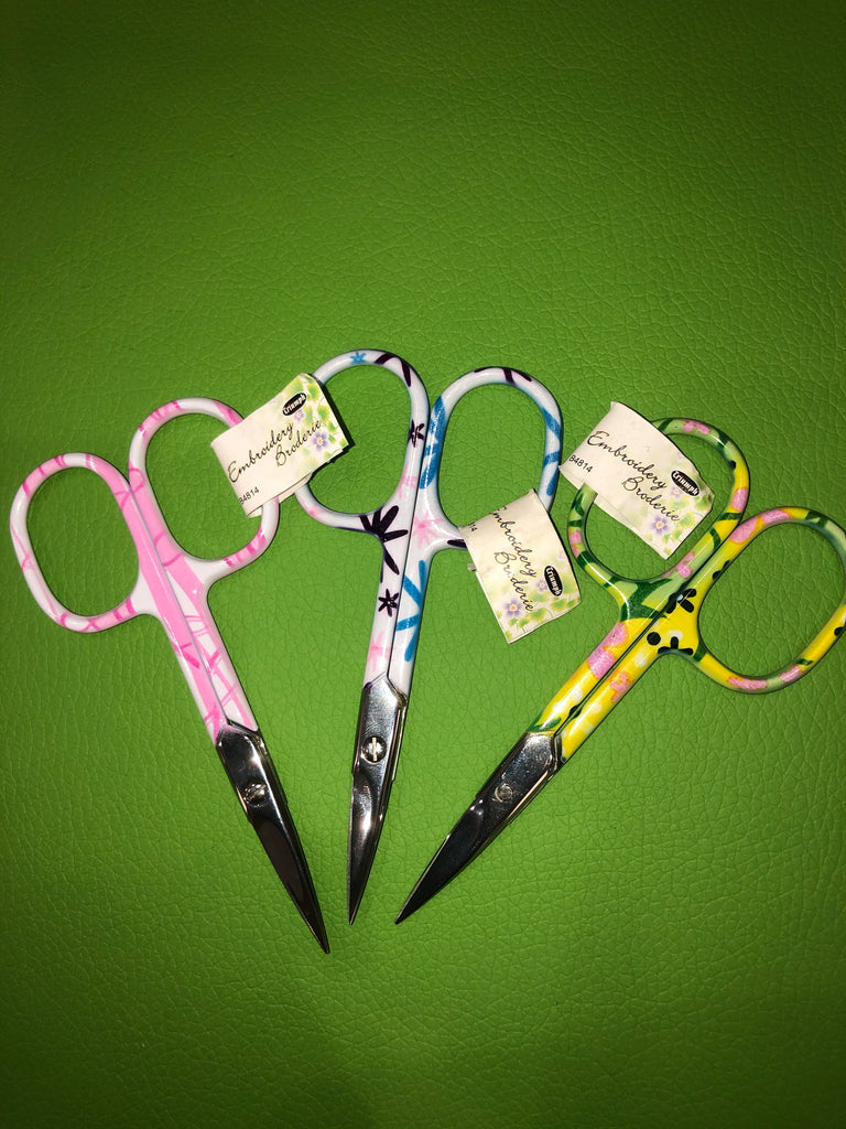 Coloured Embroidery scissors 