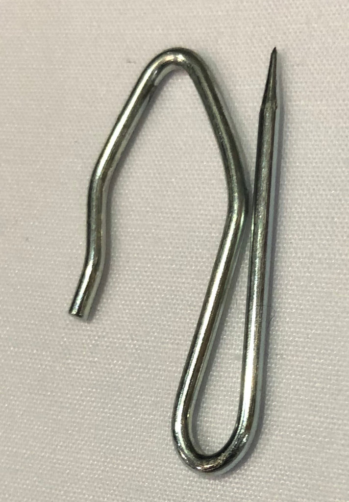 steel curtain pin hooks
