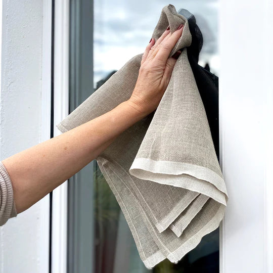 Linen Scrim Cloth Window Cleaning Cloth