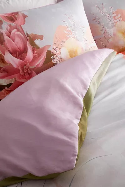 pink thread duvet set