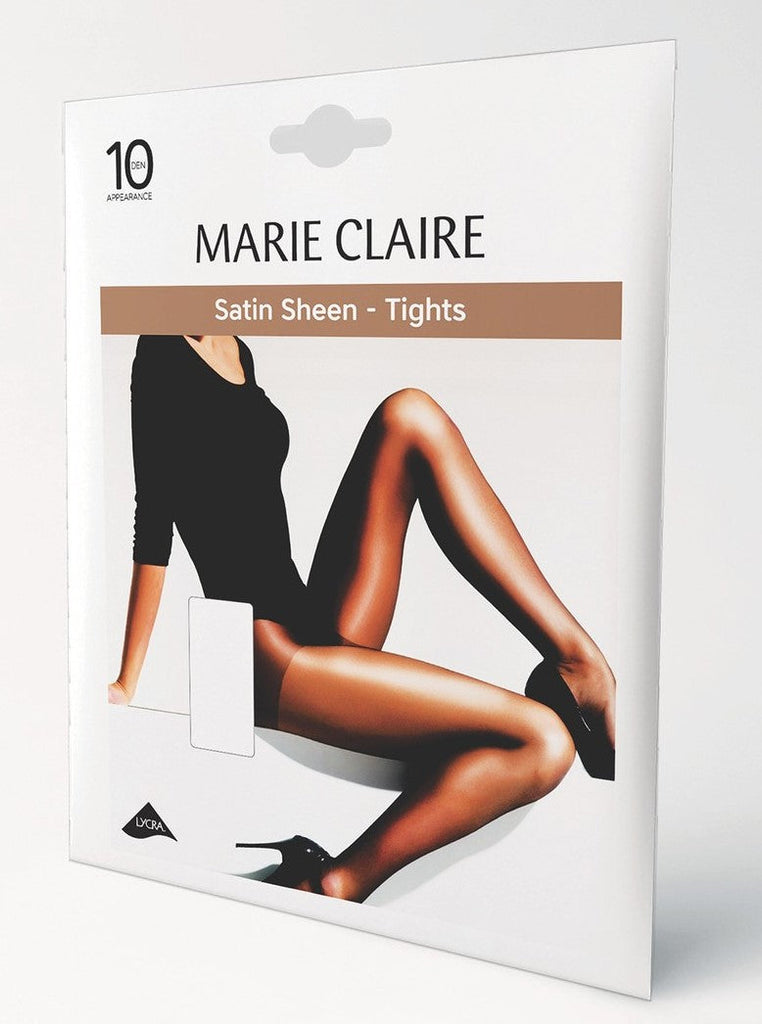 Marie Claire Satin Sheen Tights - Honey 10 Den