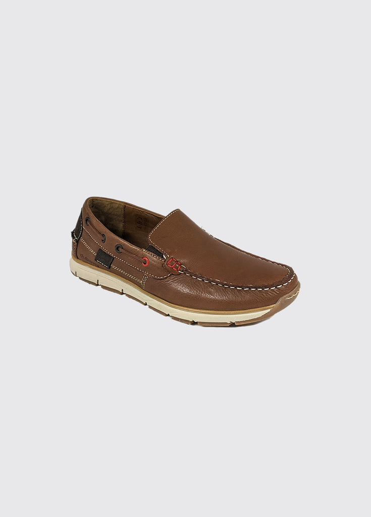 Dubarry Mayson Brown Leather Slip On
