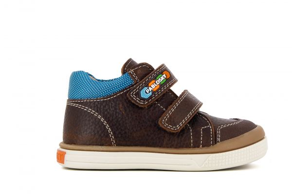 Pablosky Leather Brown and Blue Boots
