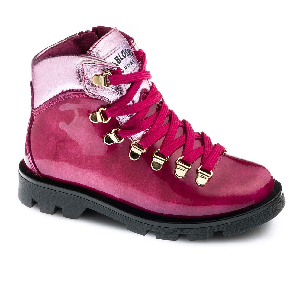 Pablosky Magenta Patent Boots
