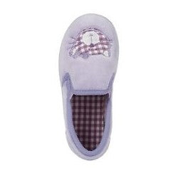 Slip-On Purple Cat Slippers