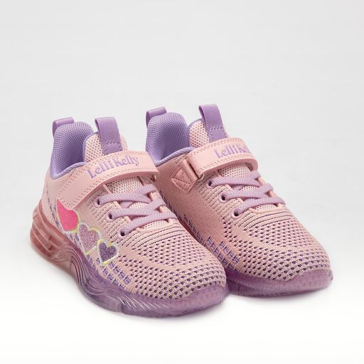 Lelli Kelly Pink and Lilac Glitter Light up Trainers