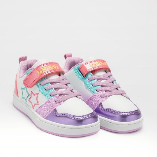 Lelli Kelly Daisy Purple and Lilac Glitter Trainers